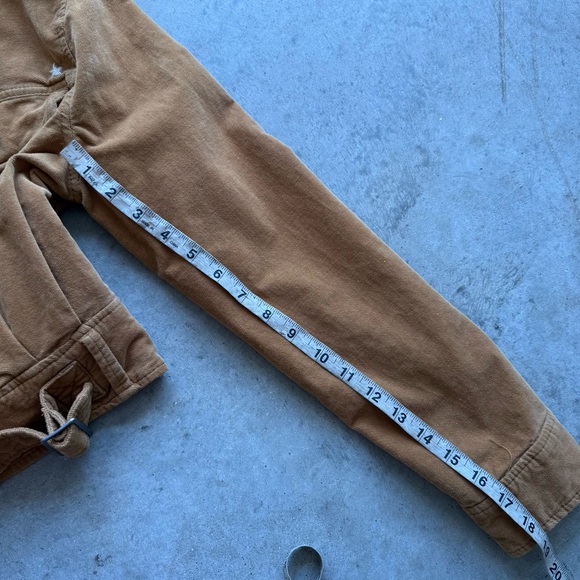 Free People Everlyn Jacket Small suede Brown Button Up Pockets Lined Motorcycle - Picture 9 of 13